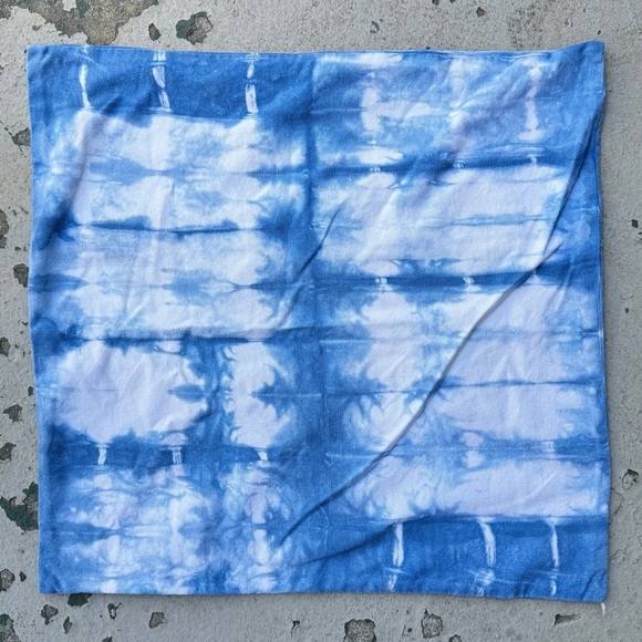 Shibori Tie Dyed Throw Pillow Cover - Picture 5 of 9